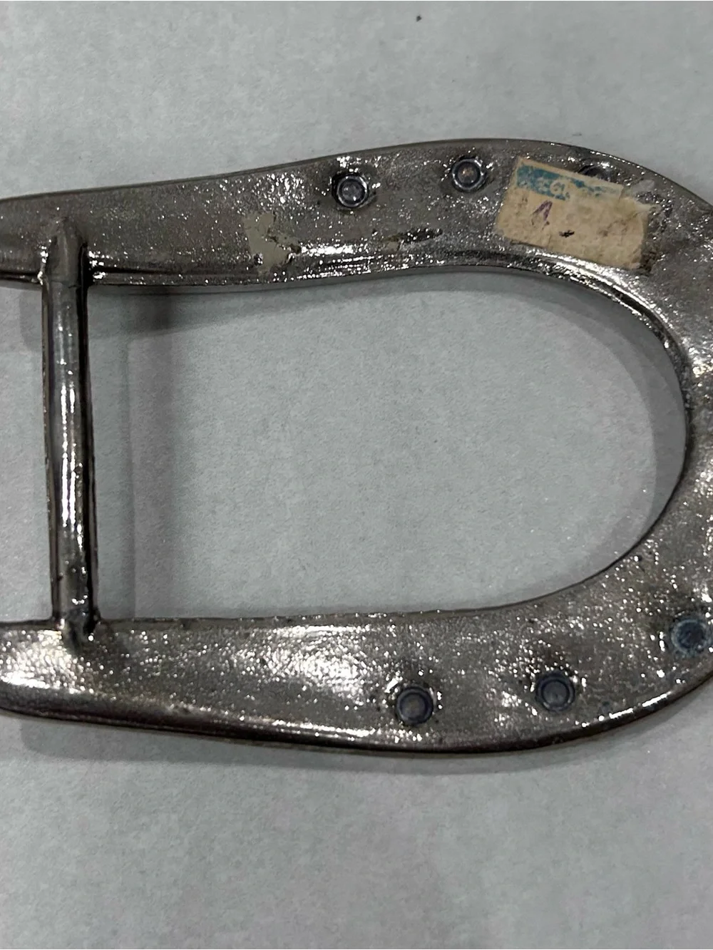 Vtg Lucky Horseshoe Western Cowboy Belt Buckle fits 1 3/8